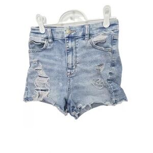 American Eagle Light Blue Denim Shorts